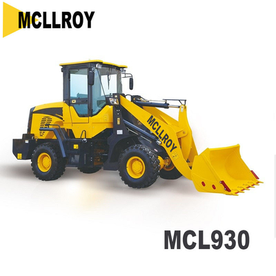 Wheeled Articulated Front End Loader Mini Compact With 1.3cbm Bucket