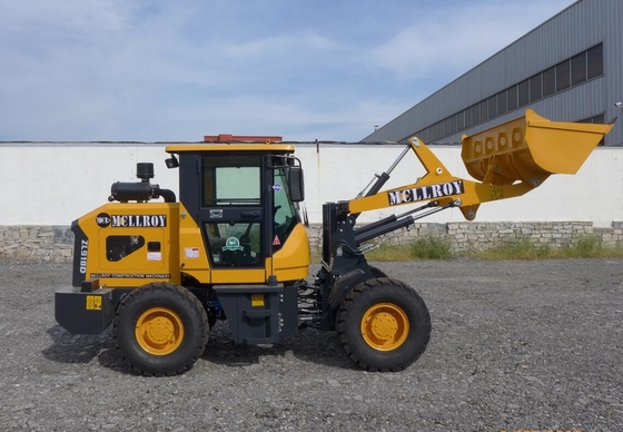 Industrial Front Loading Shovel , Four Wheel Loader With 0.5m3 Bucket ODM
