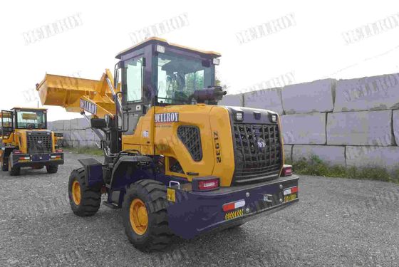 Front End Bucket Wheel Loader Machine Air Brake 3900kg Operating Weight