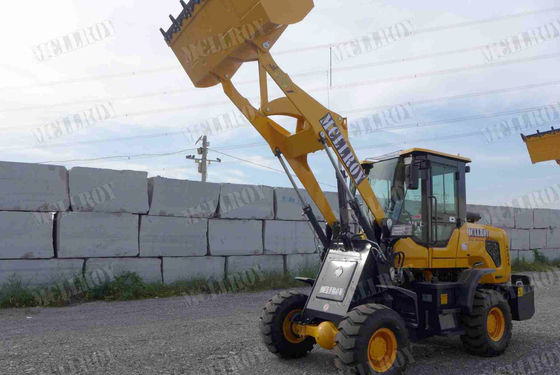 Front End Bucket Wheel Loader Machine Air Brake 3900kg Operating Weight