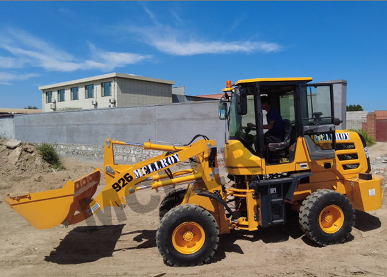 Sand 1500 Kg Mini Wheel Loader Machine Mechanical 3f+2r Transmission