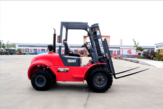 Customizable Diesel All-terrain Forklift Truck Max. Lifting Speed full Loading  600 Mm/s