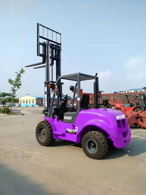 Safe Counterweight Off-Road Forklift Truck "Overall Height  2450mm
