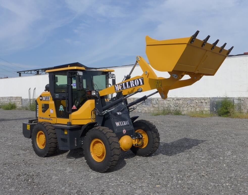 Industrial Front Loading Shovel , Four Wheel Loader With 0.5m3 Bucket ODM