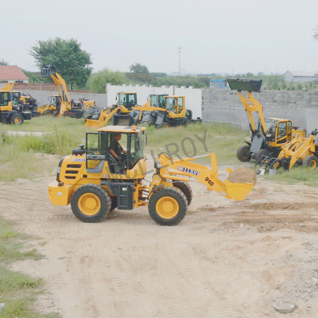 Mechanical Joystick Mini Compact Loader CVT 280 Torque Converter Transmission Front End Wheel Loader