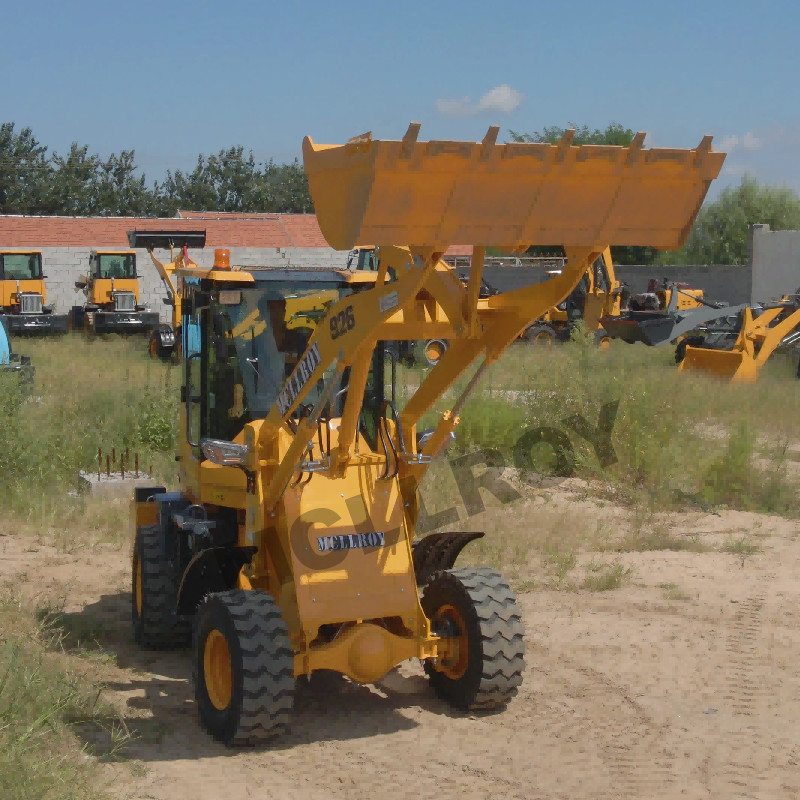 Sand 1500 Kg Mini Wheel Loader Machine Mechanical 3f+2r Transmission