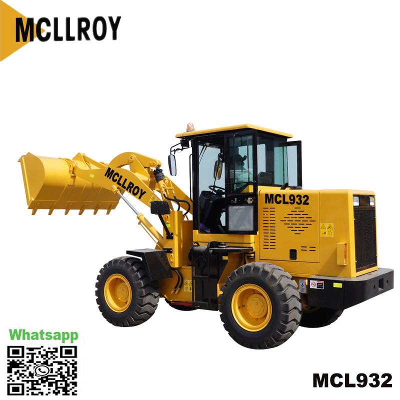 Multifunctional Small Wheeled Loader 58kw For Construction Engineering