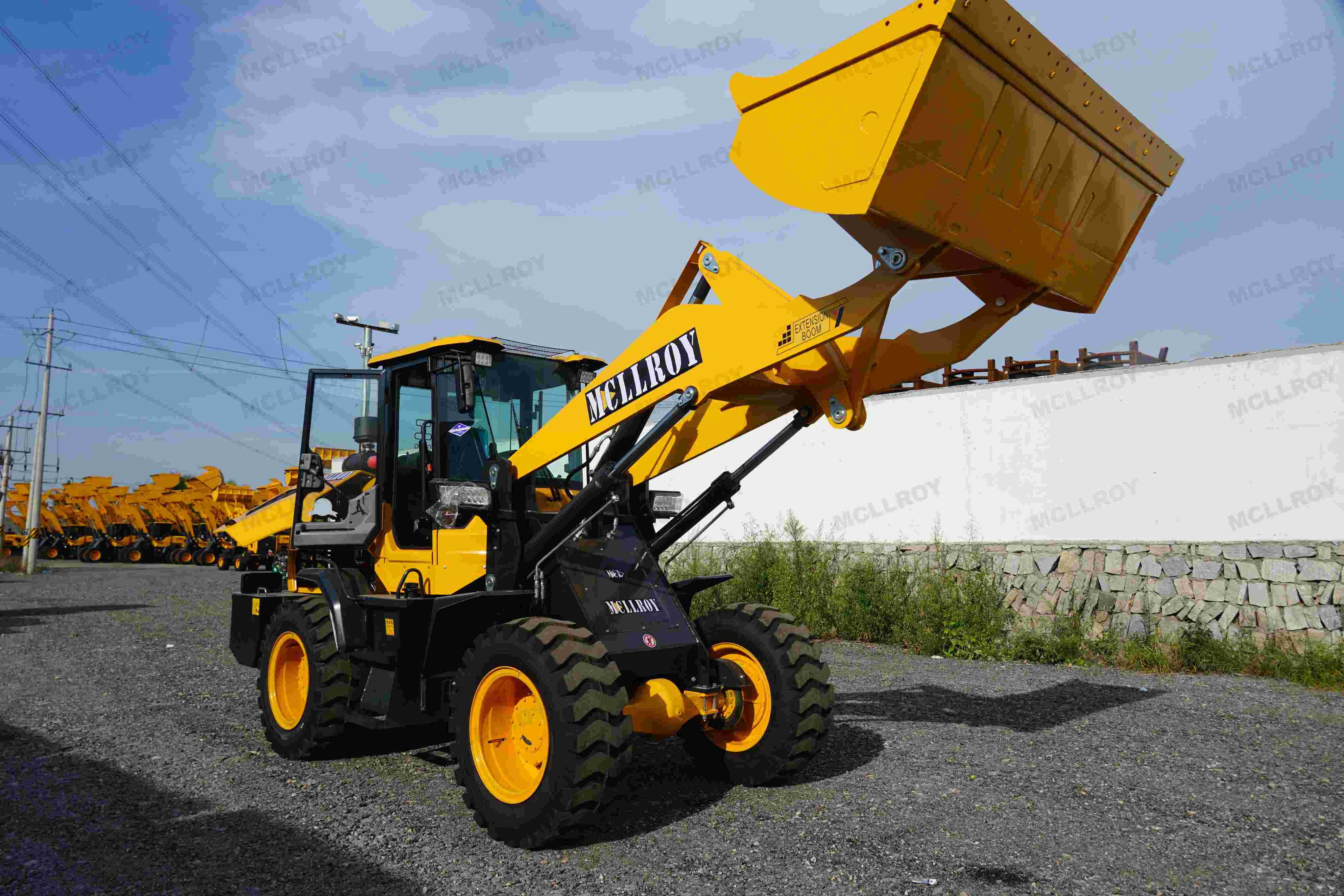 Articulating Small Payloader For 2200-2500 Kg Work Load
