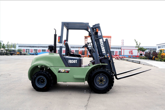 Largeur globale1160 mm Plateforme stable tout-terrain chariot élévateur à fourchette hauteur de fourchette libre 100 mmSaf