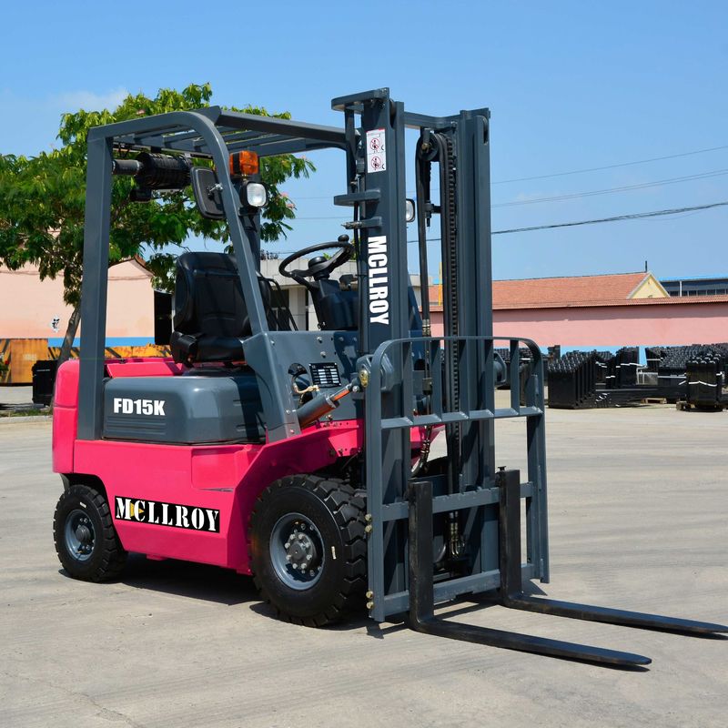 Diesel IC Counterbalance Forklift FD15 Max Working Speed 13.5 Km/H