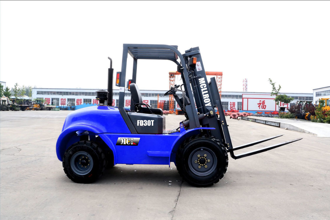 Rear Tire 12-16.5-10PR Safe Handling All-Terrain Forklift Truck Working Pressure18.5 Mpa Powerful Forklift